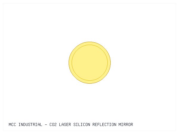 CO2 Laser Silicon Reflection Mirror